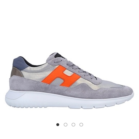 Hogan Sneakers Grey Orange